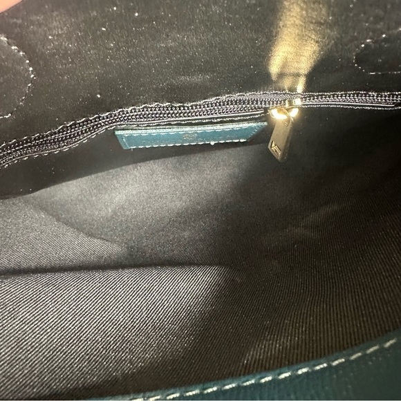 Chiara Ferretti Leather And Raffia Satchel With Detachable Cross Shoulde… - Picture 7 of 10